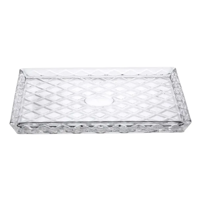 Блюдо для закусок Lirmartur скляне 24,5*20,5*2 см HP-YH-39 (HP-YH-39) - изображение 3