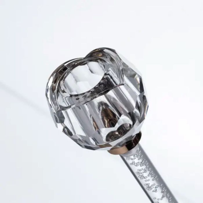 Скляний свічник Crystal Pillar 17 см на стіл декоративний HP-7-27 (HP-7-27) - зображення 4