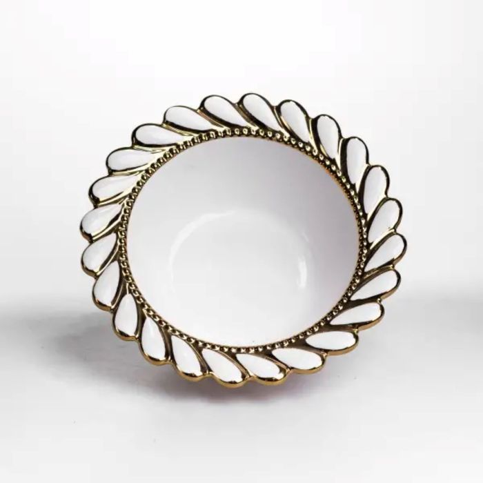 Тарілка глибока Tiffany порцелянова 25.5 см сервірувальна ML2006 (ML2006) - зображення 1