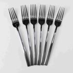 Набір столових виделок 6 штук з нержавіючої сталі 21.5 см вилки кухонні столові прилади HP-16978-17 (HP-16978-17)