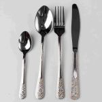 Набір столових приборів із нержавіючої сталі на 6 персон 24 предмети столова ложка виделка ніж в подарунковій упаковці HP-16978-22 (HP-16978-22)