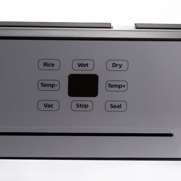 Вакууматор побутовий сенсорний для сухих і вологих продуктів 120 Вт із вбудованим різаком пакувальник вакуумний Сріблястий HP-11-29G (HP-11-29G) - зображення 7