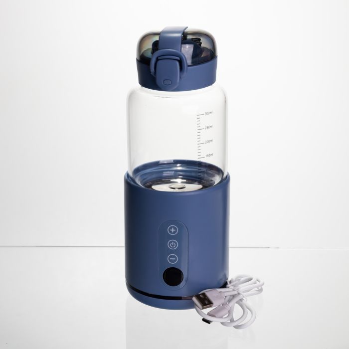 Пляшка з підігрівом для дитячого харчування та напоїв 300 мл з акумулятором підігрівач термос для дитячого харчування Синій HW01BL (HW01BL) - зображення 8