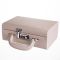 Скринька для прикрас з еко шкіри 2 яруси з кодовим замком Бежевий HP-5-24BE (HP-5-24BE)