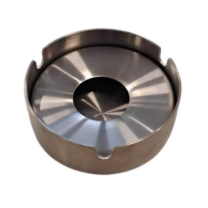 Попільничка вітрозахисна нержавіюча сталь 8 см металева HP030804 (HP030804) - зображення 1