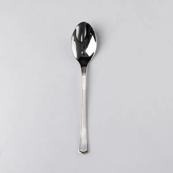 Набір столових ложок 6 штук із нержавіючої сталі 21 см ложки столові посуд нержавійка харчування HP-16978-01 (HP-16978-01) - зображення 5