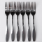 Набір столових виделок 6 штук з нержавіючої сталі 20 см вилки кухонні столові прилади класичний стиль HP-16978-14 (HP-16978-14)