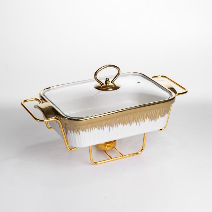 Мармітниця прямокутна на підставці з підігрівом 31х16х11 см ML-860-11 (ML-860-11) - зображення 2