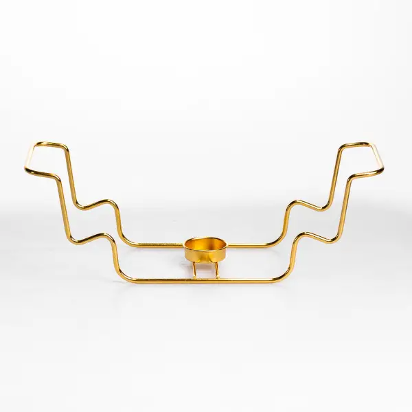 Мармітниця порцелянова 1.5 л на золотистій підставці з підігрівом 35.5х19х15.5 смML-860-13 (ML-860-13) - зображення 5