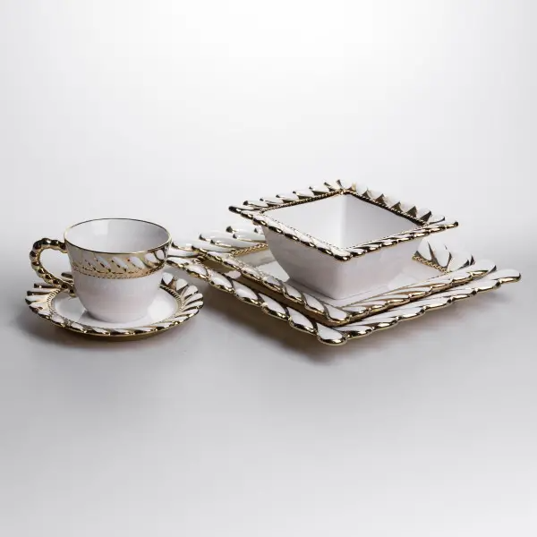 Сервіз порцеляновий Tiffany 24 предмети на 6 персон XZ-24PCS (XZ-24PCS) - зображення 6