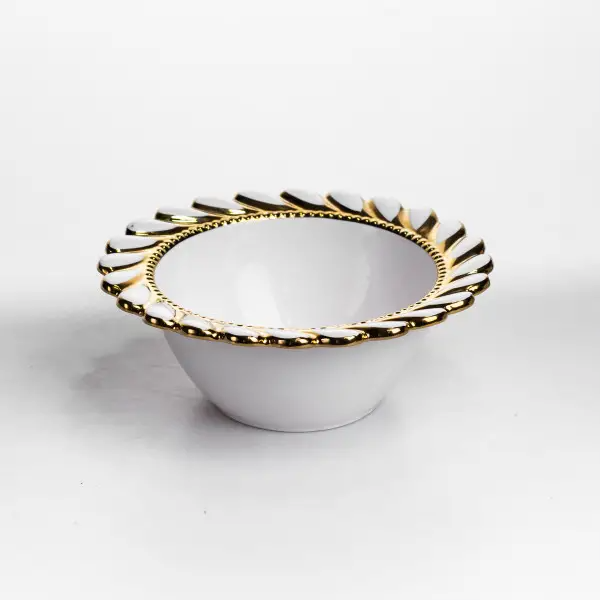 Тарілка глибока Tiffany порцелянова 25.5 см сервірувальна ML2006 (ML2006) - зображення 2