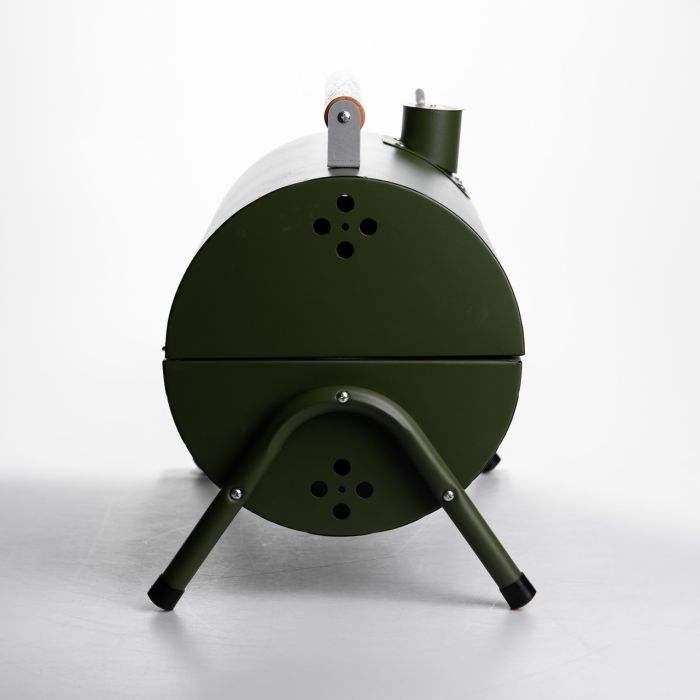 Вугільний гриль двосторонній портативний з решіткою 38x25x35 см зелений BQ-2 (BQ-2) - зображення 5