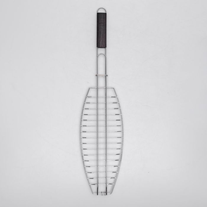 Решітка-гриль для риби з нержавіючої сталі 37х15 см BQ-11 (BQ-11) - зображення 2