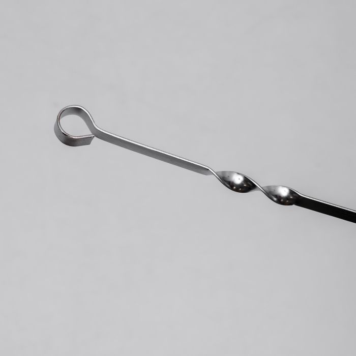 Набір шампурів із нержавіючої сталі 6 штук 60х1.2 см BQ-18 (BQ-18) - зображення 2