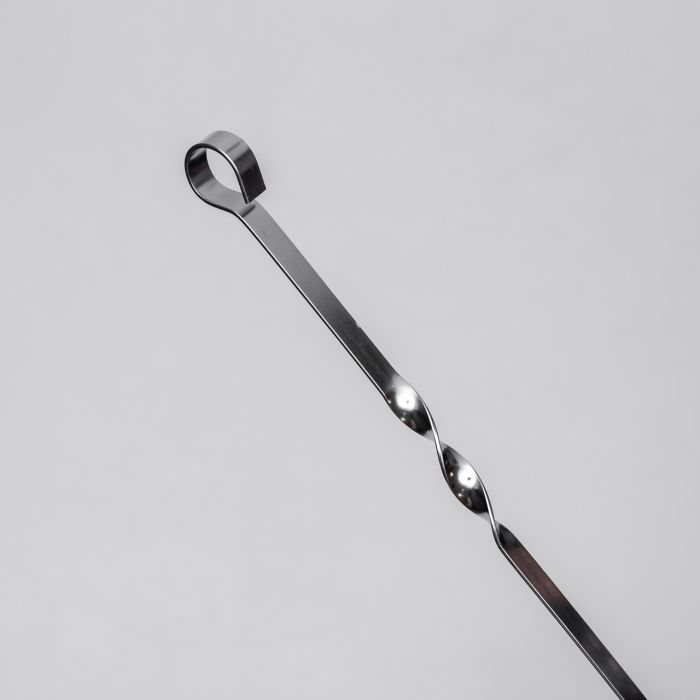 Набір шампурів 6 штук із нержавіючої сталі 55x1 см BQ-19 (BQ-19) - зображення 2