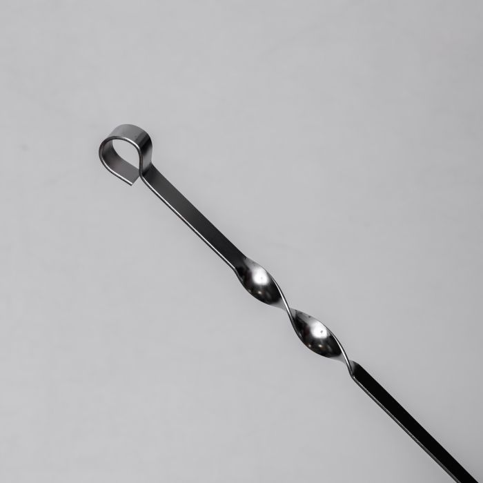 Набір шампурів 6 штук із нержавіючої сталі 60х1.5 см BQ-23 (BQ-23) - зображення 2