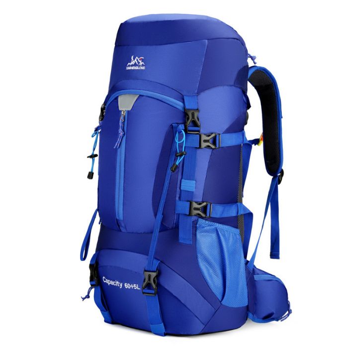 Туристичний рюкзак Slow Journey 70л синій з кріпленням MOLLE спортивна сумка для подорожей місткий SJ-0036-2BL (SJ-0036-2BL) - зображення 1