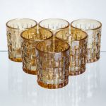 Набір чарок для міцних напоїв Shot glass 6 штук по 75 мл коричневий HP-17-37 (HP-17-37)