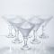 Набір келихів для мартіні Martini Glass 6 штук по 215 мл коктейльні HP-17-56 (HP-17-56)