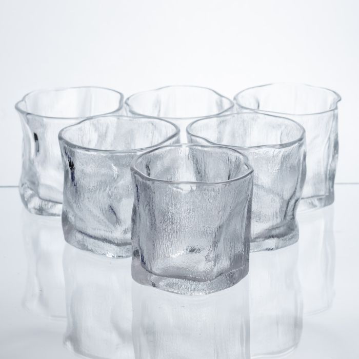 Набір склянок для напоїв Glacier Set 6 штук по 236 мл скляні HP-17-65 (HP-17-65) - изображение 1