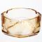 Попільничка скляна Diamond Faceted 12 см, золотистий Yiwu HP-34-78 (HP-34-78)
