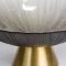 Фруктовниця скляна "Gold & Grey" 34 см на золотій ніжці Yiwu HP-34-119 (HP-34-119)