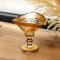 Цукерниця скляна Bogema Gold 15 см Yiwu HP-34-134 (HP-34-134)