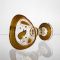 Цукерниця скляна Bogema Gold 15 см Yiwu HP-34-134 (HP-34-134)