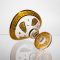 Цукерниця скляна Bogema Gold 15 см Yiwu HP-34-134 (HP-34-134)