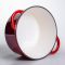 Каструля чавунна емальована 4 л, червоний Yiwu HP-FLG-1 RED (HP-FLG-1 RED)