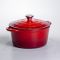 Каструля чавунна емальована 4 л, червоний Yiwu HP-FLG-1 RED (HP-FLG-1 RED)