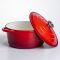 Каструля чавунна емальована 5 л, червоний Yiwu HP-FLG-2 RED (HP-FLG-2 RED)