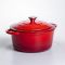 Каструля чавунна емальована 5 л, червоний Yiwu HP-FLG-2 RED (HP-FLG-2 RED)