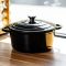 Каструля чавунна емальована 5 л, чорний Yiwu HP-FLG-2 BLACK (HP-FLG-2 BLACK)