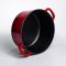 Кокотниця чавунна емальована 4,5 л, червоний Yiwu HP-FLG-4 RED (HP-FLG-4 RED)
