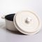 Кокотниця чавунна емальована 5,5 л, бежевий Yiwu HP-FLG-5 WHITE (HP-FLG-5 WHITE)