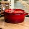 Кокотниця чавунна емальована 7,5 л, червоний Yiwu HP-FLG-7 RED (HP-FLG-7 RED)