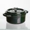 Кокотниця чавунна емальована 2 л, малахіт Yiwu HP-FLG-8 green (HP-FLG-8 green)