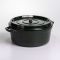 Кокотниця чавунна емальована 6 л, малахіт Yiwu HP-FLG-13 green (HP-FLG-13 green)