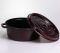 Кокотниця чавунна емальована 7,5 л, бургунді Yiwu HP-FLG-14 burgundy (HP-FLG-14 burgundy)