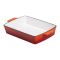 Форма для запікання чавунна 3 л, помаранчевий Yiwu HP-FLG-16 ORANGE (HP-FLG-16 ORANGE)