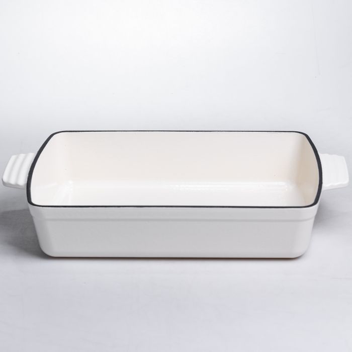 Форма для запікання чавунна 3 л, бежевий Yiwu HP-FLG-16 BEIGE (HP-FLG-16 BEIGE) - зображення 1