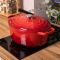 Гусятниця чавунна емальована 6 л, червоний Yiwu HP-FLG-17 RED (HP-FLG-17 RED)