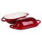 Форма-жаровня для хліба чавунна емальована 1,4 л, червоний Yiwu HP-FLG-23 RED (HP-FLG-23 RED)