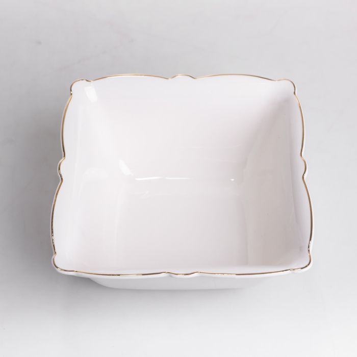 Салатниця порцелянова Pearl 15*15 см Yiwu HP-HK-C36 (HP-HK-C36) - зображення 3