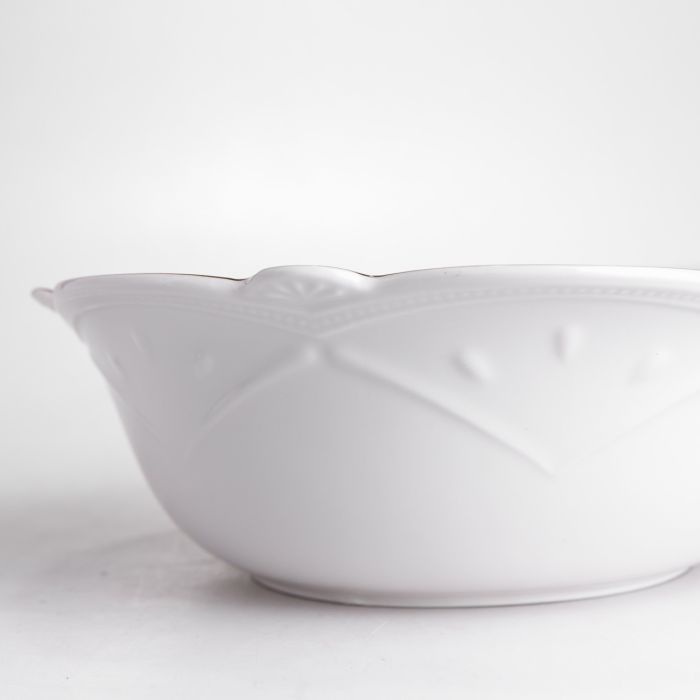 Салатниця кругла порцелянова Pearl 20,5 см Yiwu HP-HK-C24 (HP-HK-C24) - изображение 4