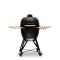 Керамічний вугільний гриль Kamado Bono Grande Ø 59 см чорний TQ0023ALLIN