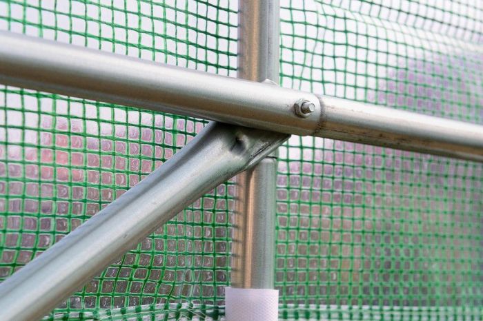 Садова теплиця 24 м² (8 х 3 х 2 м) з вікнами, армована плівка UV-4, труба 25 мм, Польща (29100) - зображення 9