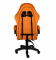 Геймерське крісло Primaveo замшеве з ергономічними подушками та підніжкою (Помаранчеве) (G1176)