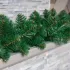 Хвойная гирлянда 2.8 м зеленая ветка елки ПВХ (KOS-HVO128)